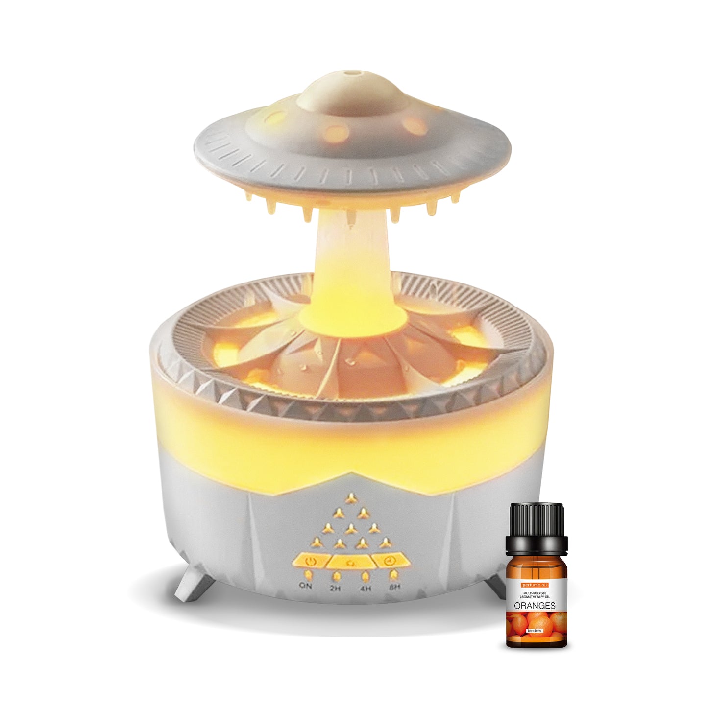 Involved UFO Raindrop Humidifier Oil Diffuser