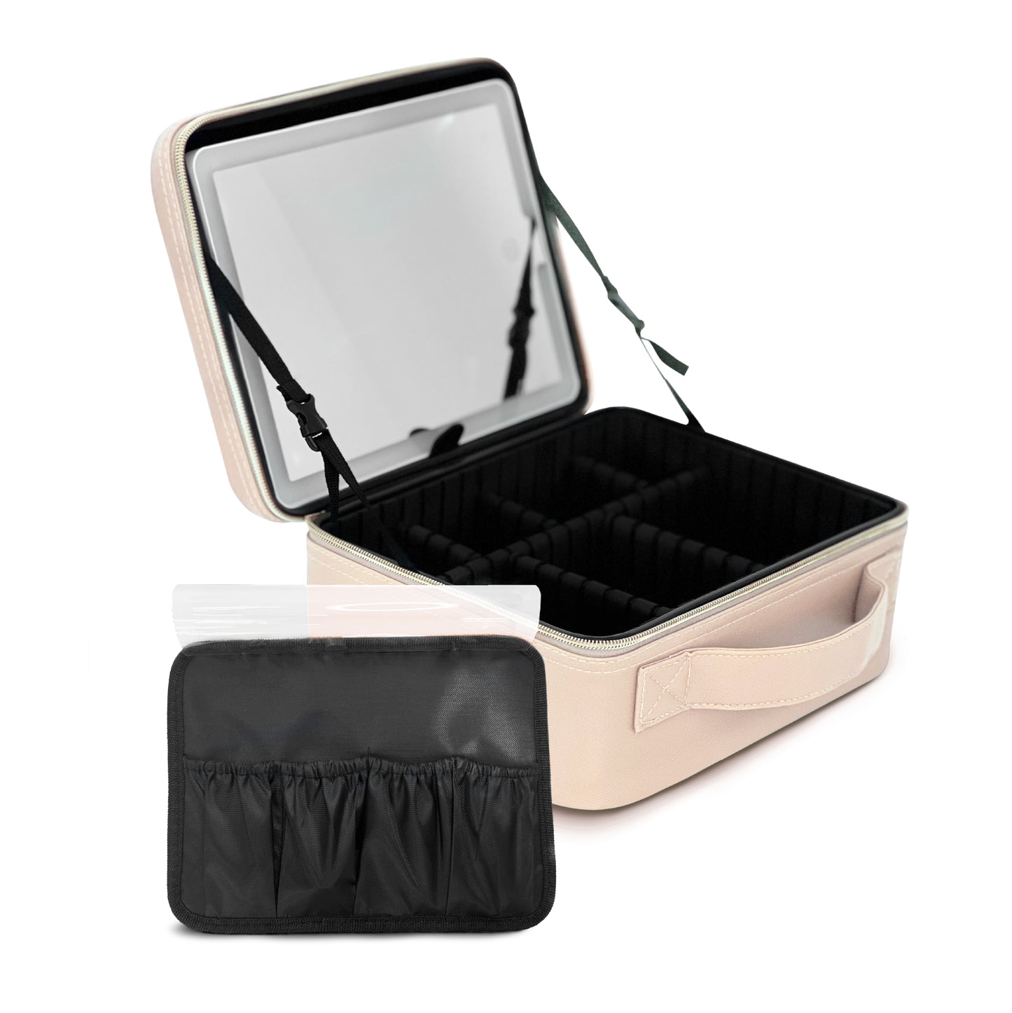 Cosmetic Bag With Led Mirror